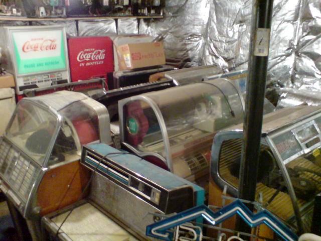 Old Jukeboxes and Soda Machines